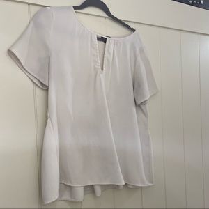 Ann Taylor White short sleeve blouse